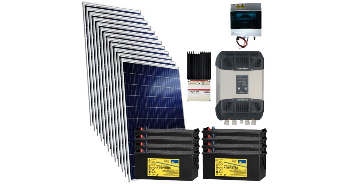 Kit Autonome Solaire 3000W 230V écosolaire® - Ecosolaire